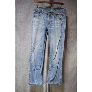 7 For All Mankind Light Wash Straight Leg Jeans 31x30